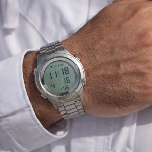 Al-Fajr Azan Watch WR-02 (Silver) (original)
